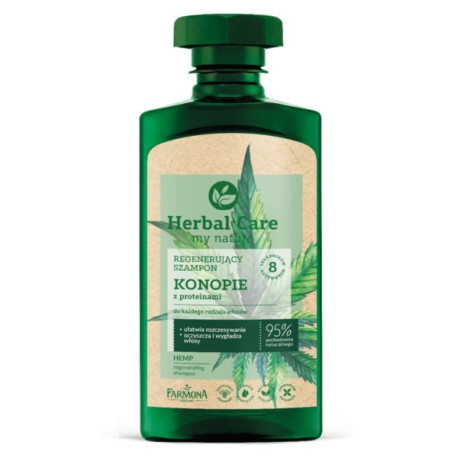 Herbal Care Szampon Konopie 330 ml wł osłabione