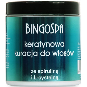 Bingospa Kuracja Keratynowa Do Włosów Ze Spiruliną