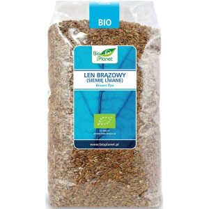 BIO PLANET Len brązowy (siemię lniane) BIO 1kg