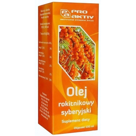 Pro Aktiv Olej Rokitnikowy Syberyjski 100Ml
