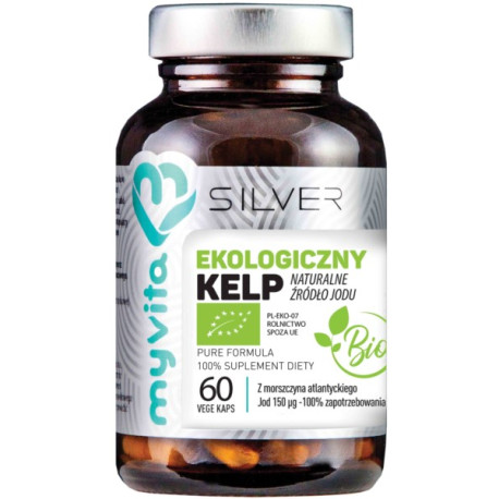 Myvita Silver Kelp 100% Bio 60 K Wsparcie Tarczycy