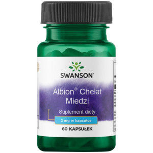 Swanson Albion Chelat Miedzi 2 Mg 60 K