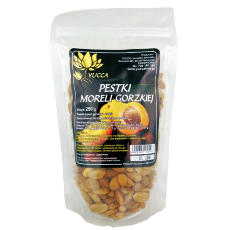 Yucca Pestki Moreli Gorzkiej 250 g Źródło Wit. b17
