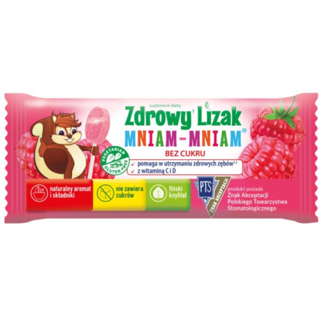 Starpharma Zdrowy Lizak Mniam Mniam 6G Malina