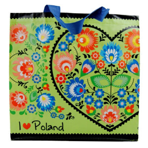 Torba Z Pp Esy-Floresy Serce Jasno Zielona