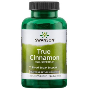 Swanson Full Spectrum Cynamon Cejloński 120 K