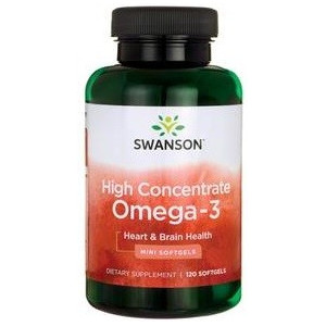 Swanson Kwasy Tłuszczowe Omega 3 120 K