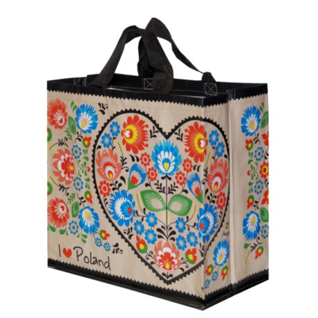 Torba Z Pp Esy-Floresy Serce Bezowa 24L