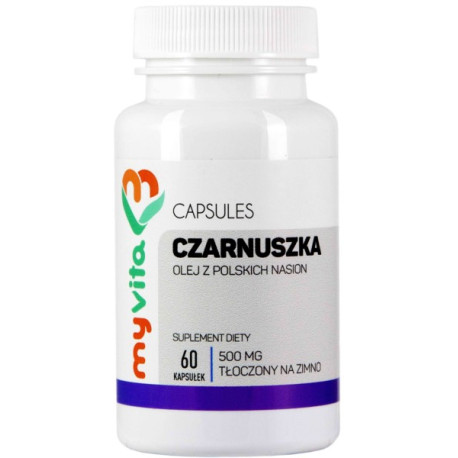 Myvita Olej Z Czarnuszki 500Mg 60 K Odporność