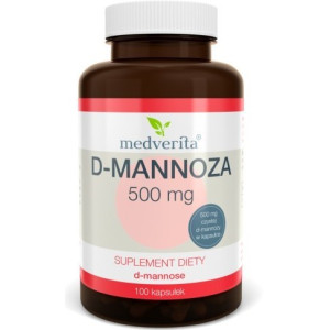 Medverita D-Mannoza 500 mg 100 K pęcherz moczowy