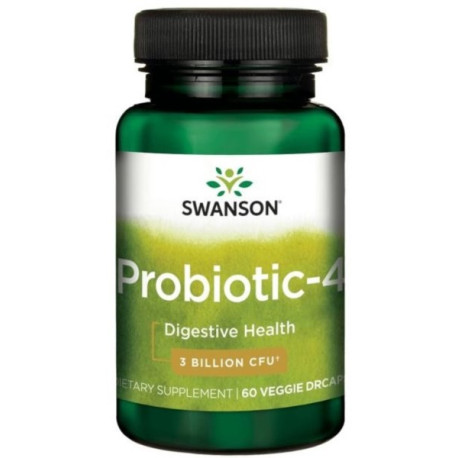 Swanson Probiotic-4  3 Mld 60 K Odporność