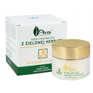 AVA Zielona Herbata Krem do cery suchej i wraż.