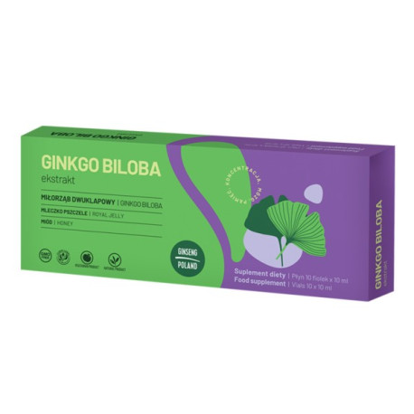 Ginseng Poland Ginko Biloba ekstrakt 10X10