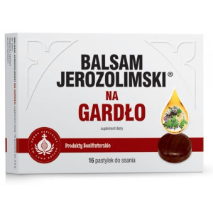 Balsam Jerozolimski na gardło 16 pastylek