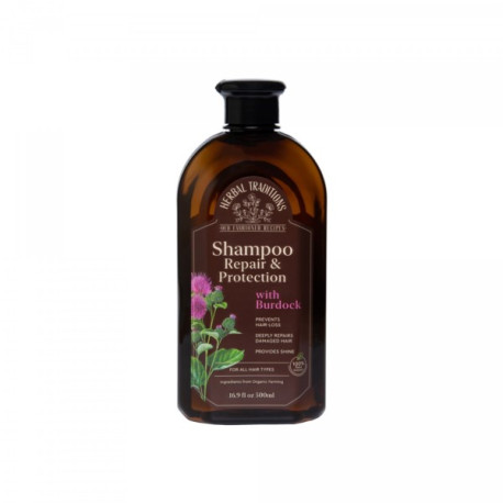 Herbal Traditions Szampon do włosów z łopianem 500