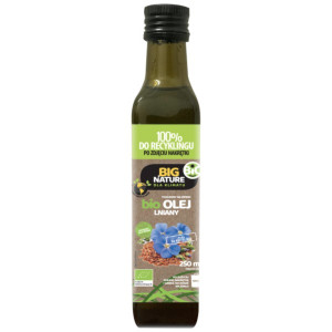 Big Nature Olej Lniany 250 ml bio