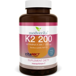 Medverita Witamina K2 MK 7 200 ug 120 K