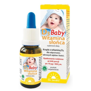 Dr Jacob'S Witamina D3 Baby 20 Ml