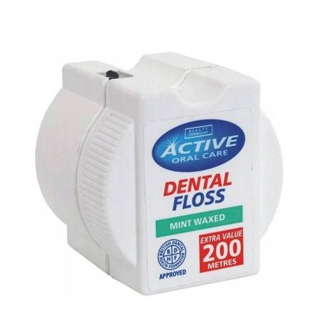 Beauty Formulas Activ Nić dentystyczna Miętowa 200