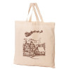 Torba bawełniana seria Zima  Domek