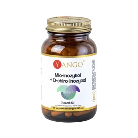 Yango Mio-inozytol+D-chiro-inozytol 100 kapsułek