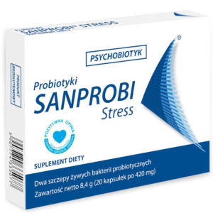 Sanprobi Stress probiotyki 20 kapsułek