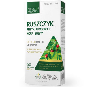 Medica Herbs Ruszczyk Pestki Winogron Kora Sosny