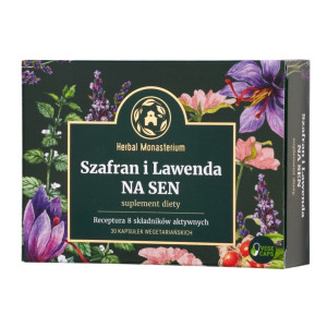 Herbal Monasterium Szafran i Lawenda Na Sen