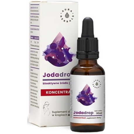 Aura Herbals Jodadrop bioaktywne źródło jodu 30 ml