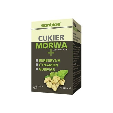 Sanbios Cukier Morwa Berberyna Cynamon Gurmar