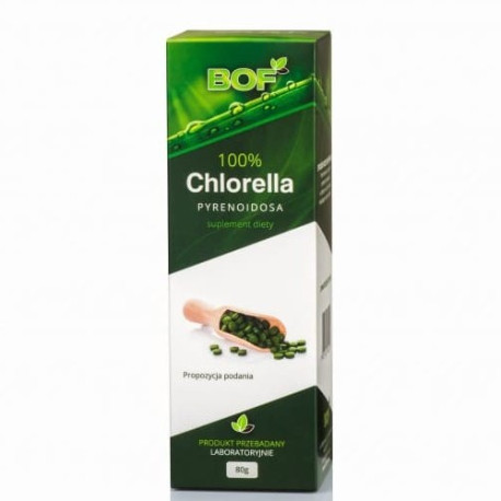 BIO ORGANIC FOOD 100% Chlorella Pyrenoidosa  80 g