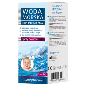 Starpharma Woda Morska Hipertoniczna 30 ml