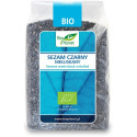 BIO PLANET Sezam czarny niełuskany BIO 400g