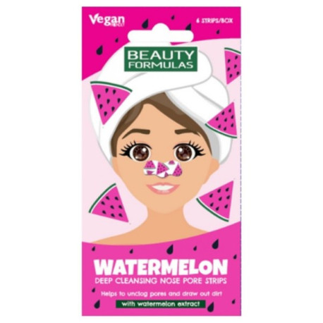 Głęboko oczyszczające paski na nos Arbuz 6 szt.