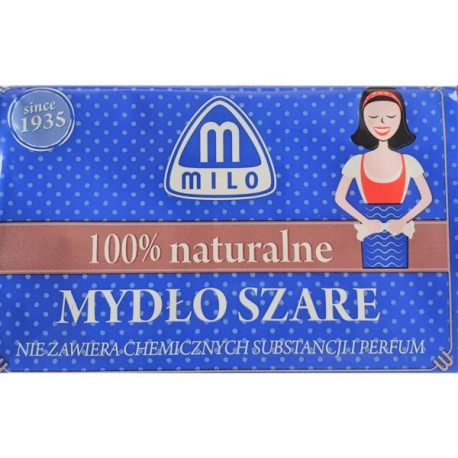 Milo Mydło szare 100% naturalne 175g