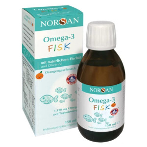 Norsan Omega 3 FISK smak pomarańczy 150 ml
