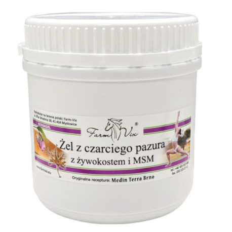 Farm-vix Żel Czarci Pazur z żywokostem i MSM 600