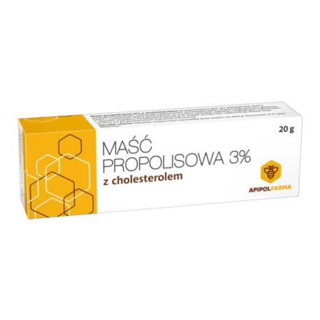 ApipolFarma Maść propolisowa 3% z cholesterolem 20