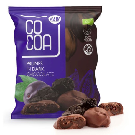 Cocoa Śliwka kalifornijska w ciemnej czeko BIO 70g