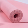 Zestaw do jogi myga Yoga Starter Kit: mata, klocek, pasek - pudrowy róż