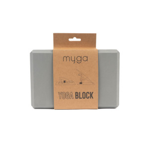Klocek do jogi myga Foam Block - szary