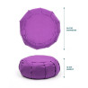 Poduszka do medytacji Zafu myga - fioletowy