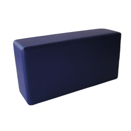 Drewniany klocek do jogi  - granatowy