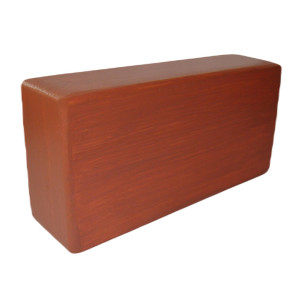 Drewniany klocek do jogi  - ceglany