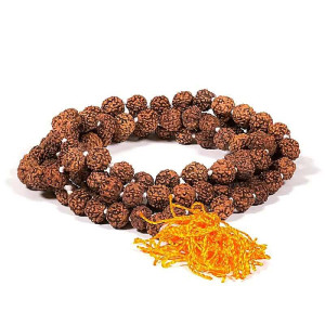 Naszyjnik/Mala chakra rudraksha - 108 koralików