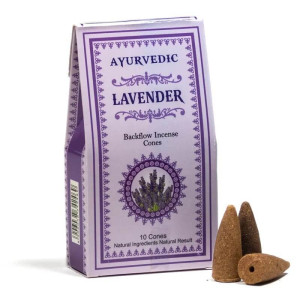 Kadzidło stożkowe Ayurvedic Lavender - Lawenda