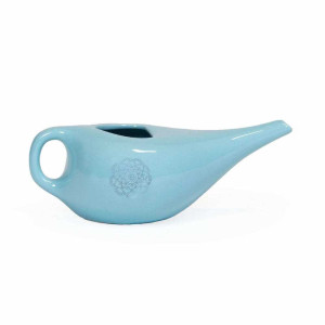 Ceramiczne naczynie Bodhi Neti Pot - błękitny