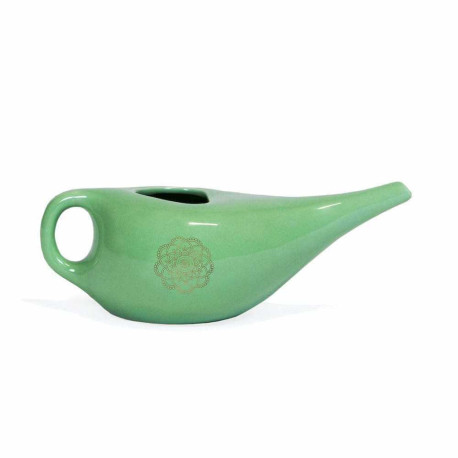 Ceramiczne naczynie Bodhi Neti Pot - zielony
