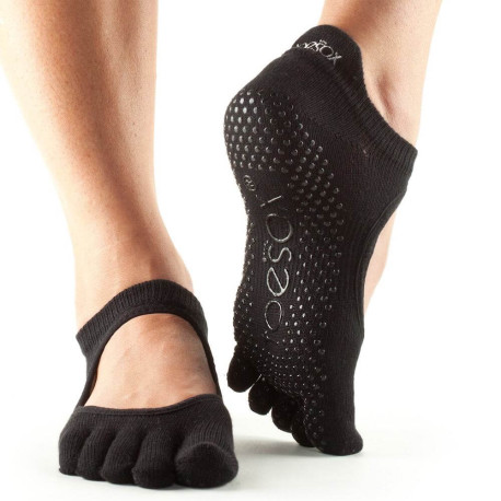 Skarpetki do jogi ToeSox Bellarina- czarny