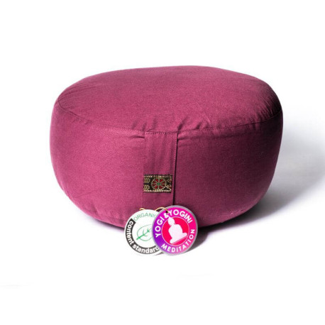 Poduszka do medytacji z organicznej bawełny - Różowy